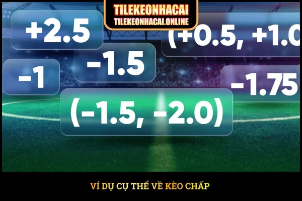 Ví dụ cụ thể về kèo chấp